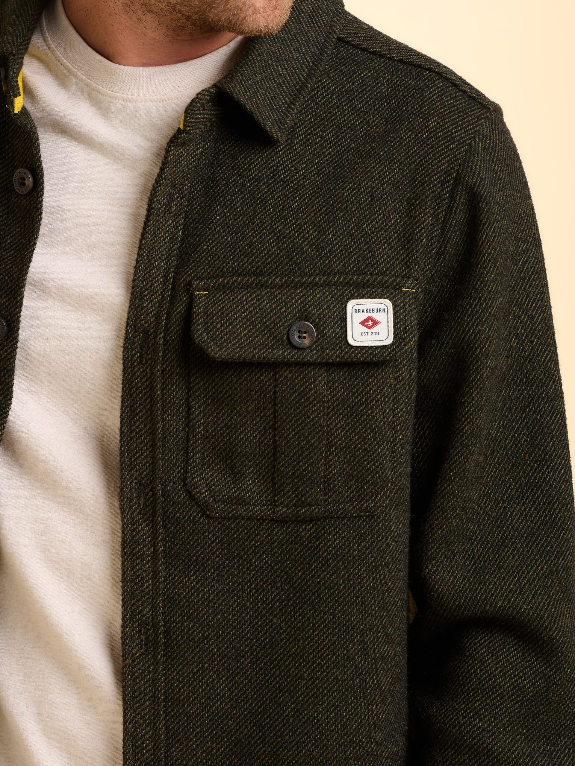 Brakeburn Brakeburn Men's Danebridge Shirt in Brown - 4