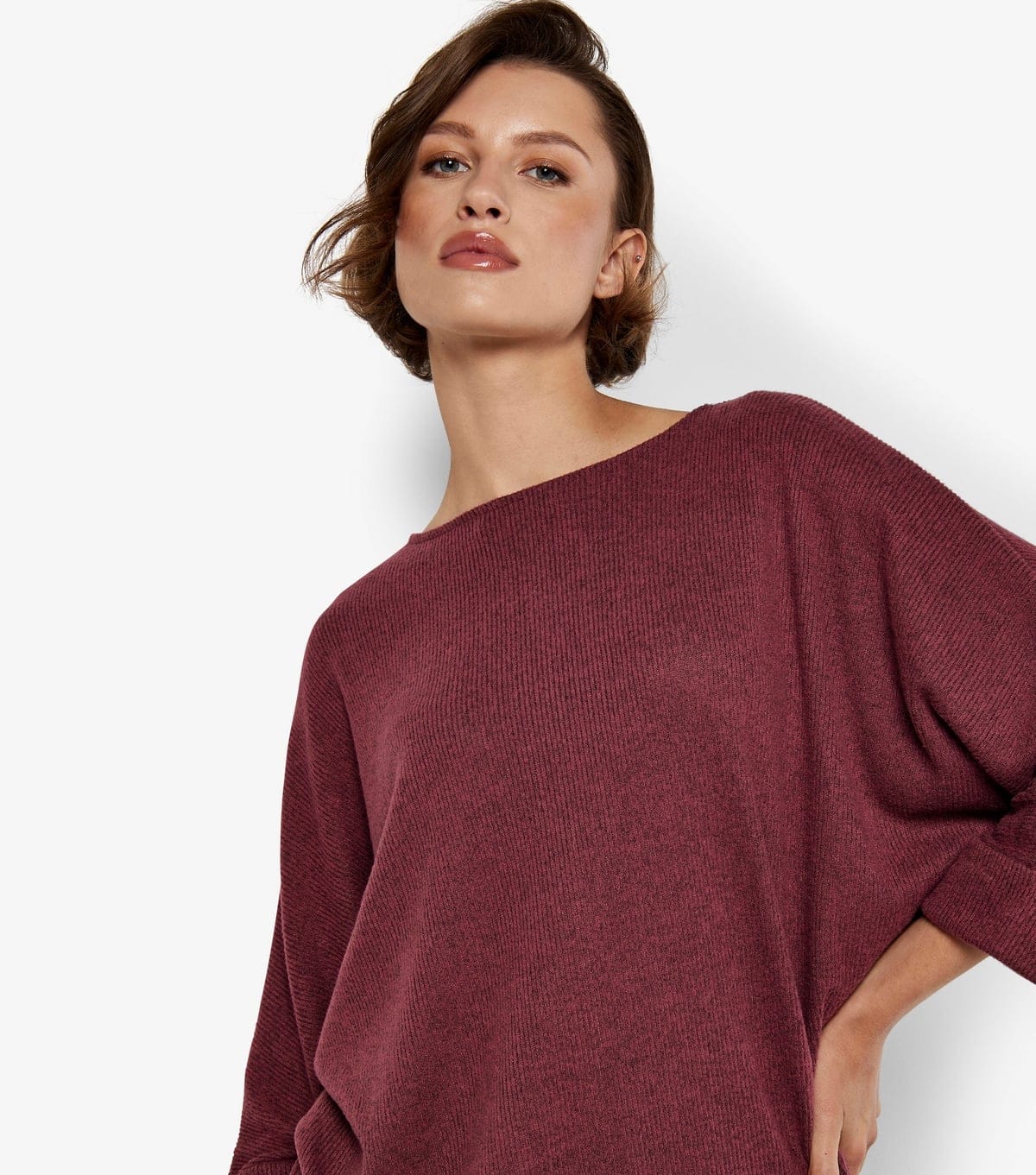 Apricot Women's Soft Ribbed Cocoon Mini Dress Apricot New Look - 4