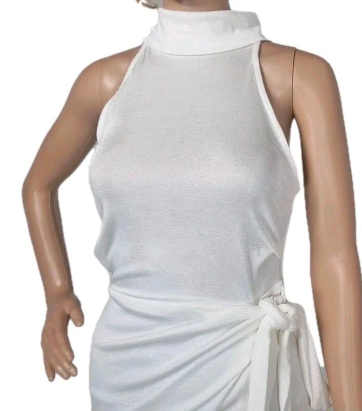 ASOS NEW asos white streatchy smart occasion dress size 8