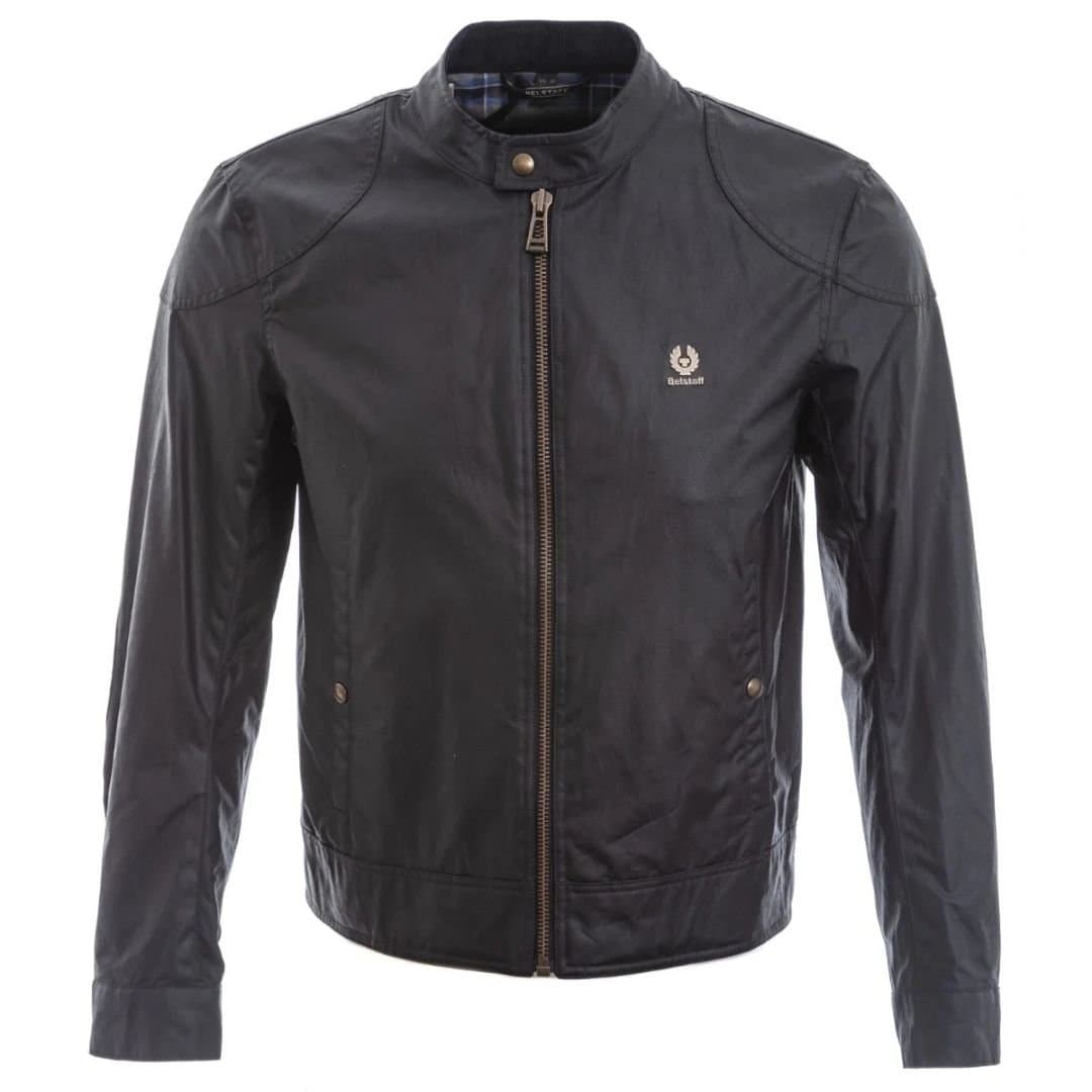 Belstaff Belstaff Men's Kelland Waxed Cotton Dark Navy Jacket in Blue