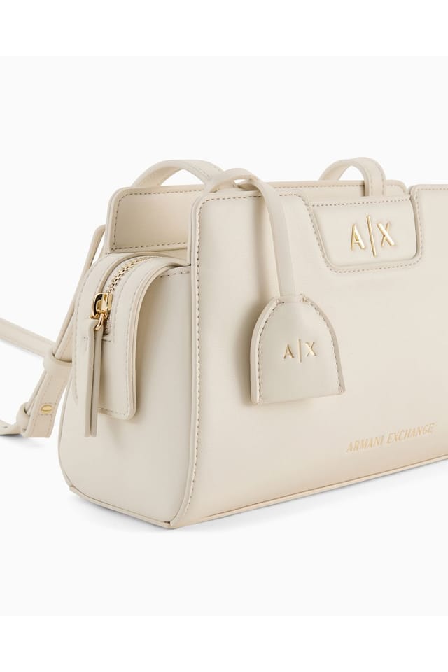 Armani Exchange Armani Exchange Women's Amelie Crossbody Medium White - 2