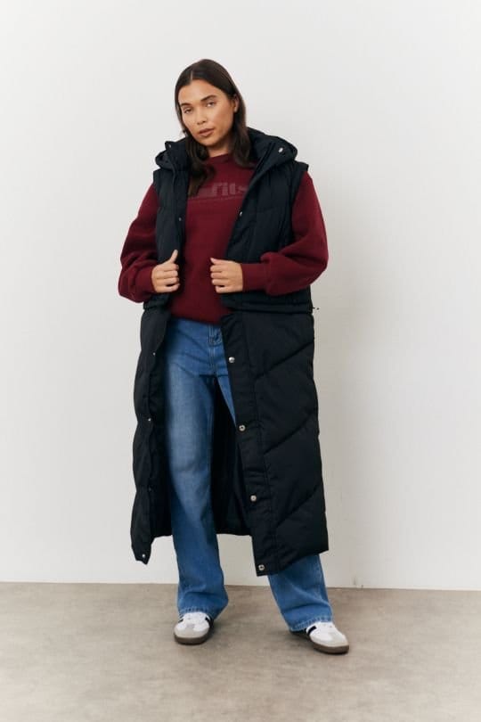 In The Style In The Style Women's Black Multiway Puffer - 2
