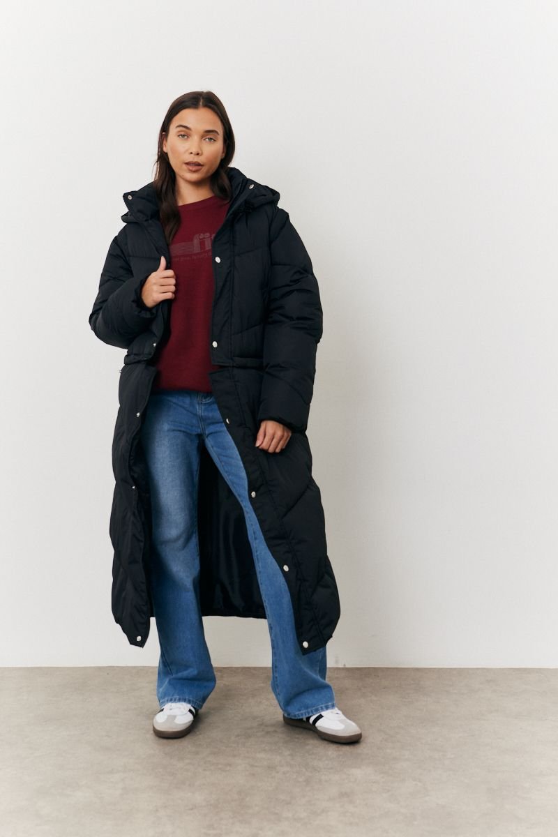 In The Style In The Style Women's Black Multiway Puffer - 3