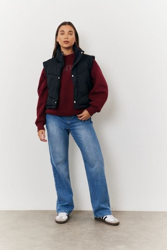 In The Style In The Style Women's Black Multiway Puffer - 3