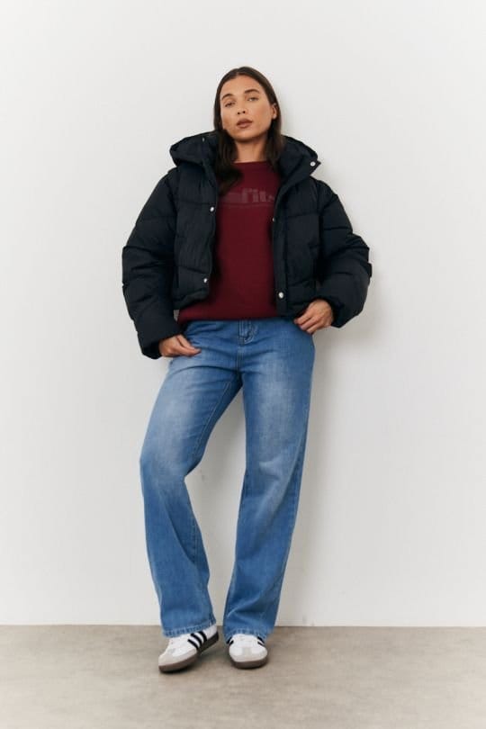 In The Style In The Style Women's Black Multiway Puffer - 4