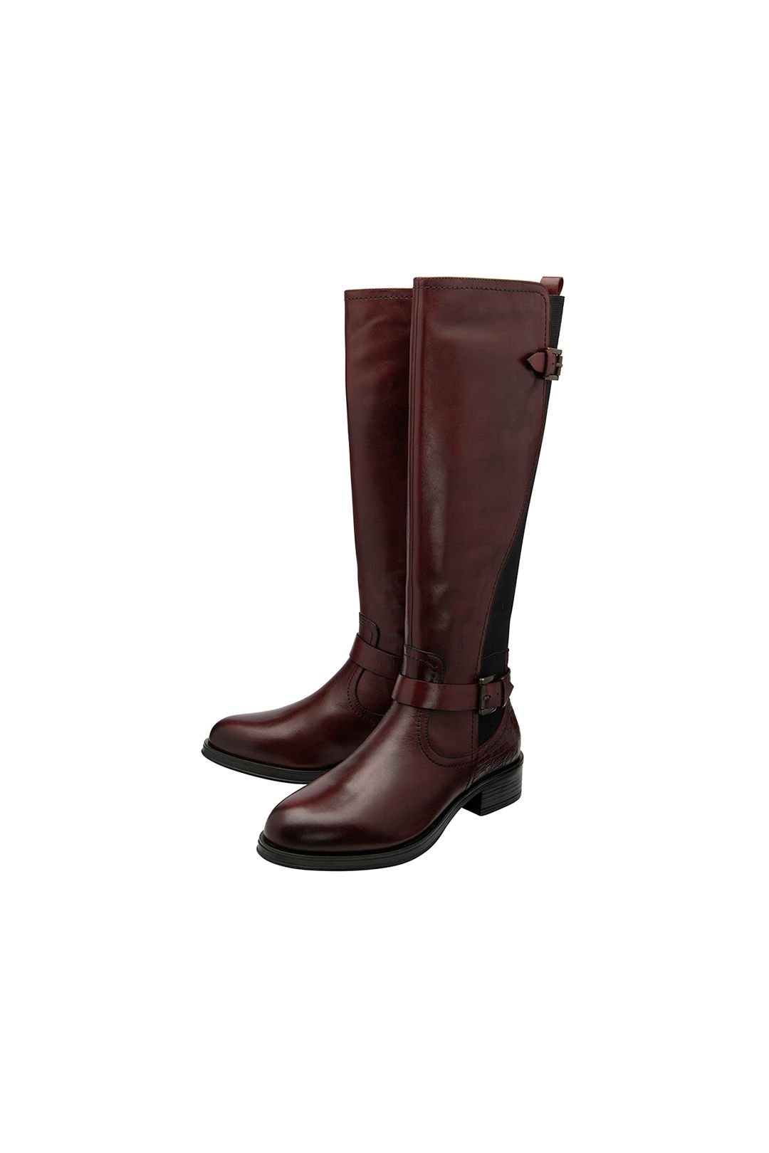 Ravel Ravel Women's Bordo Leather 'Eildon' Knee-High Boots in Burgundy - 2