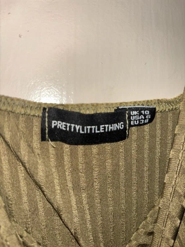 PLT PLT khaki green jumpsuit