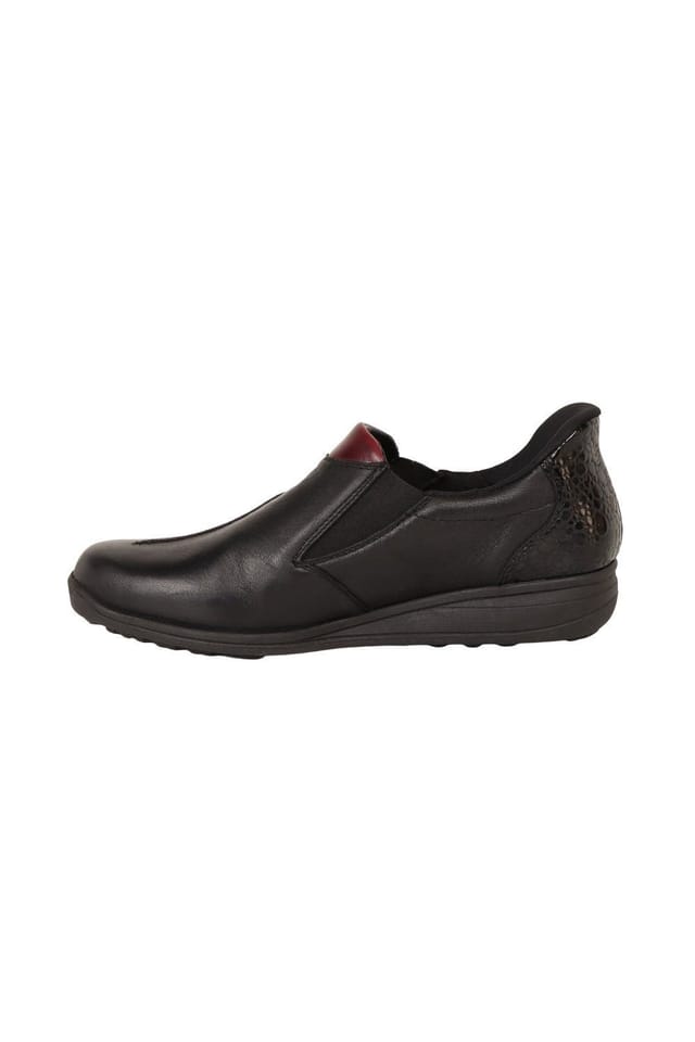 Rieker Rieker Women's 'Collect' Slip On Shoes in Black - 2