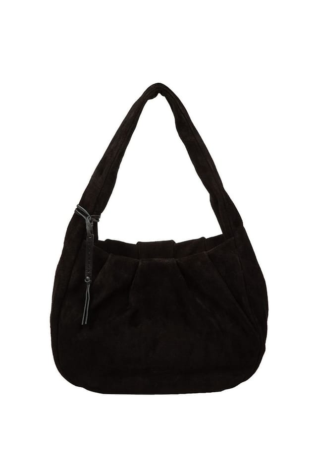 Cultured London Cultured London Women's 'Beatriz' Suede Handbag in Black - 2