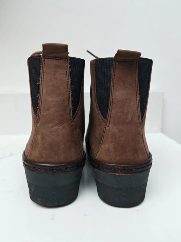 Clarks Clarks Active Air Brown Leather Ankle Boots Womens UK 4 EU 37 Lace Up Comfort