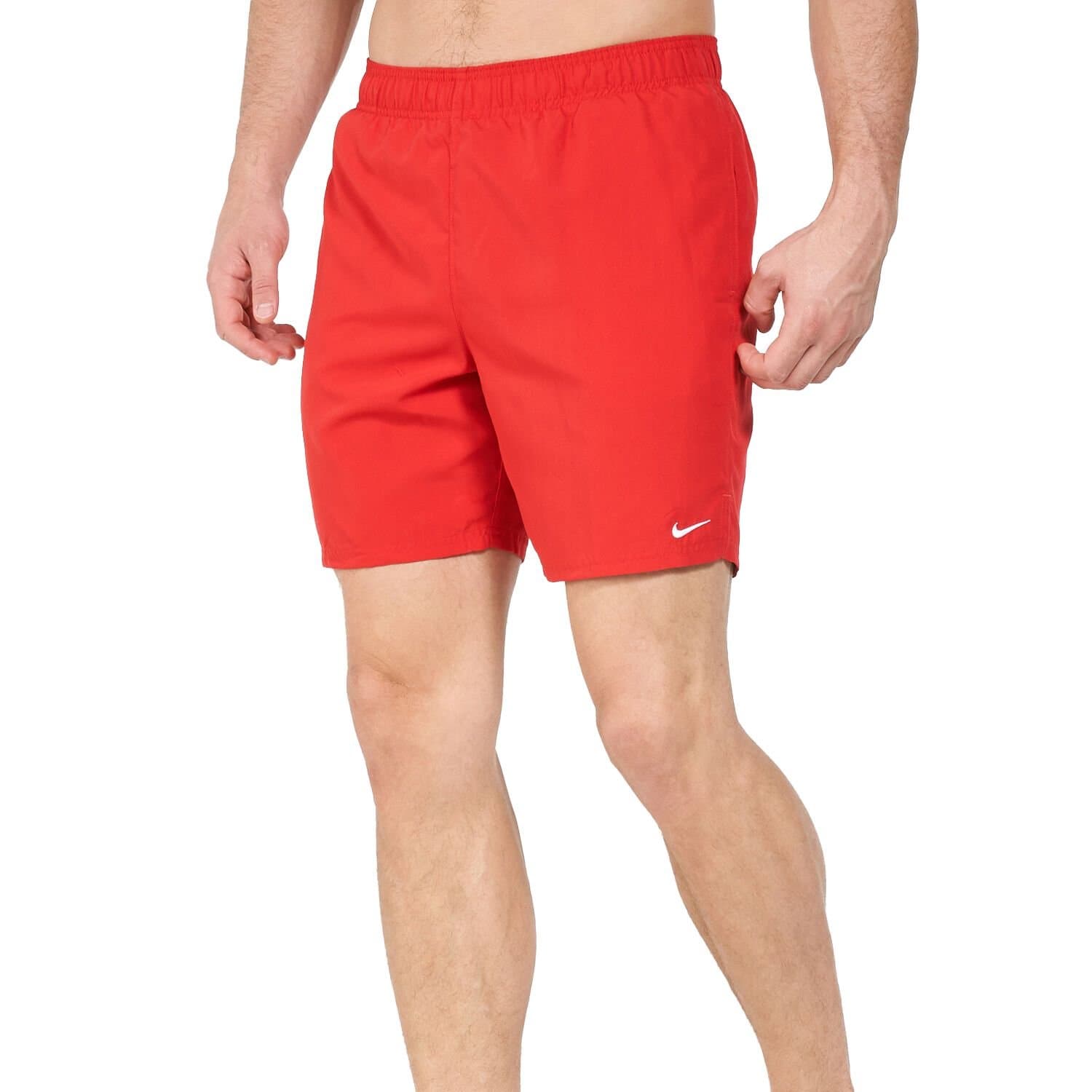 Nike Nike Men's 7 Volley Swim Shorts in Red