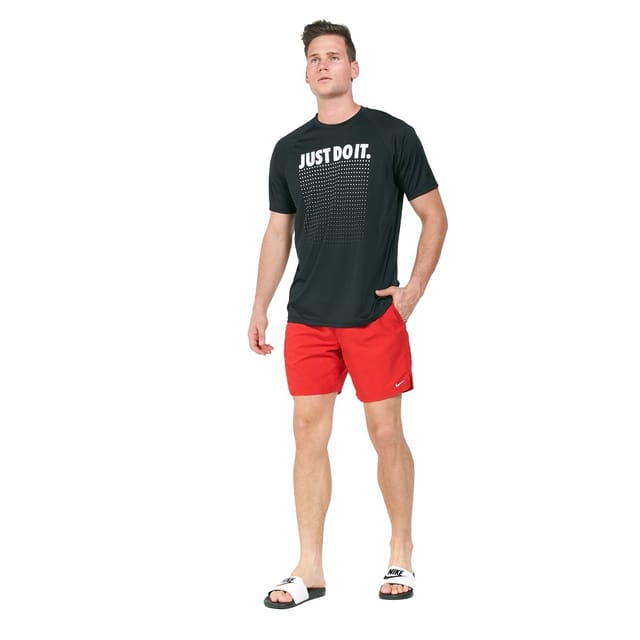 Nike Nike Men's 7 Volley Swim Shorts in Red - 3