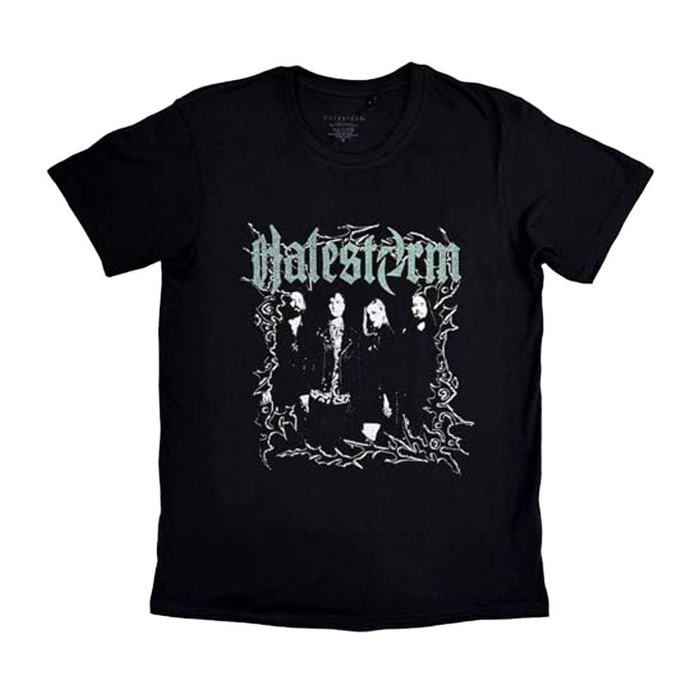 Halestorm Halestorm Men's Jagged Frame T-Shirt in Black - 4