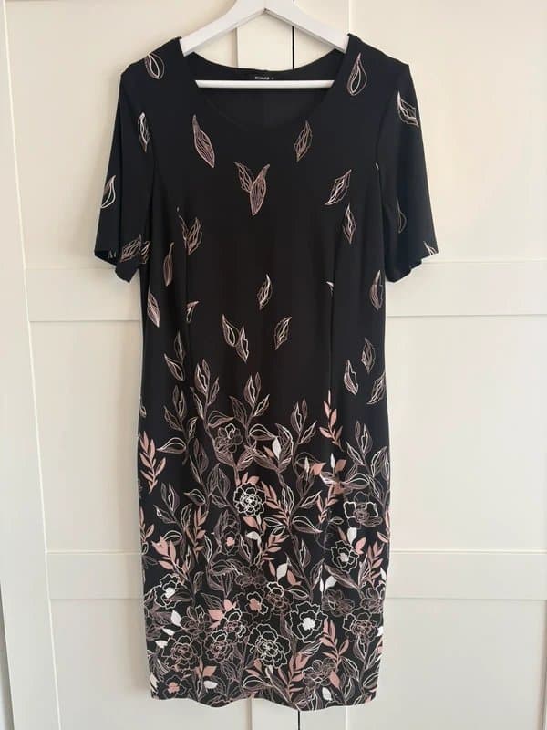 Roman Roman floral patterned spring summer midi dress size 12
