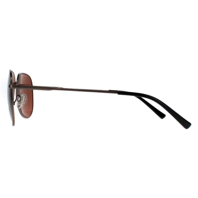 Serengeti Serengeti Men's Aviator Brushed Bronze Mineral Drivers Gold Polarized Haywood Small in Brown - 3