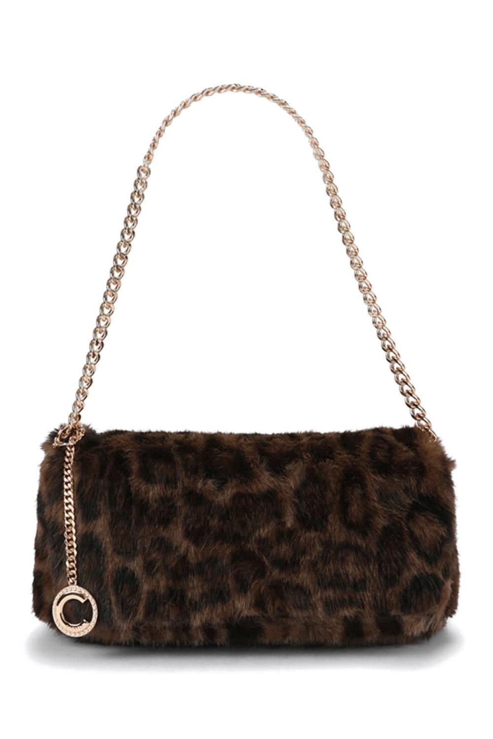 Carvela Carvela Women's 'Pavilion Clutch Bag' Fabric in Brown
