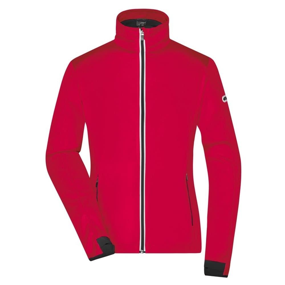 James and Nicholson James and Nicholson Women's Sports Soft Shell Jacket in Light Red