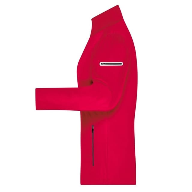 James and Nicholson James and Nicholson Women's Sports Soft Shell Jacket in Light Red - 3