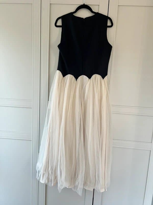Never Fully Dressed NFD black smart tulle dress