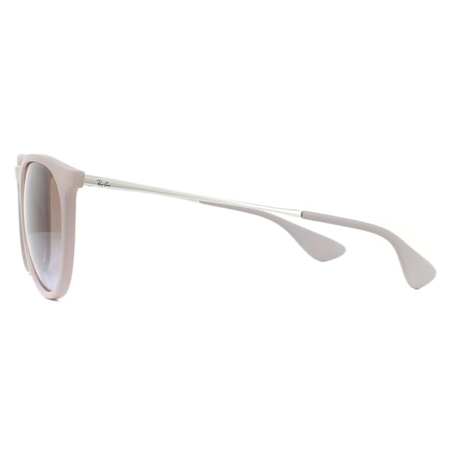 Ray-Ban Ray-Ban Women's Round Dark Rubber Sand Brown Gradient Erika 4171 Sunglasses in Beige - 3