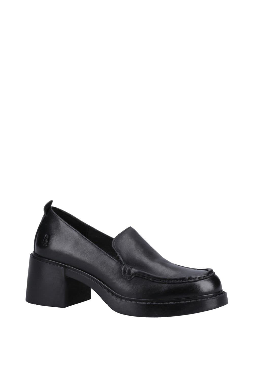 Hush Puppies Hush Puppies Black Leather Loafer Shoes