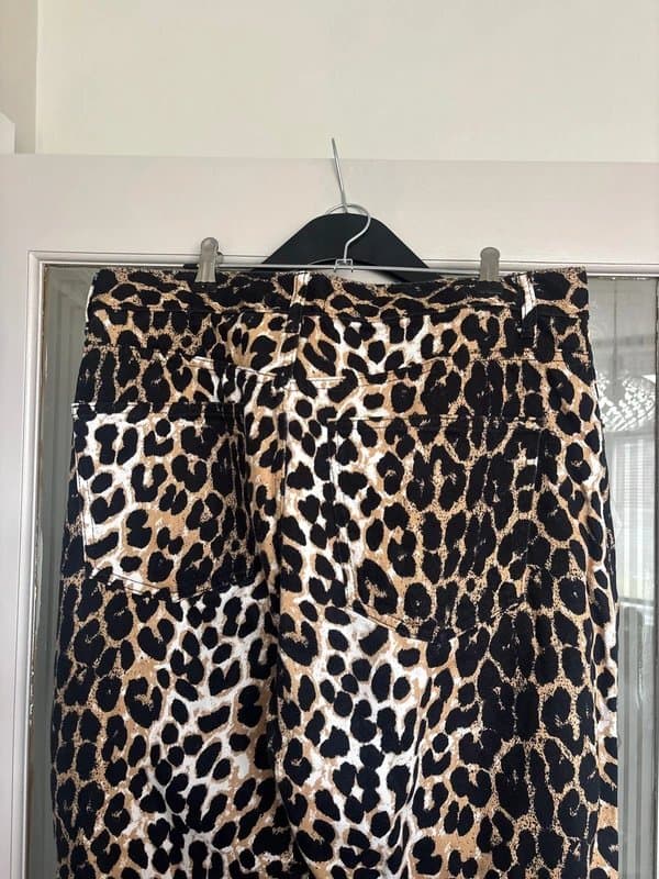 ASOS ASOS Leopard Print jeans