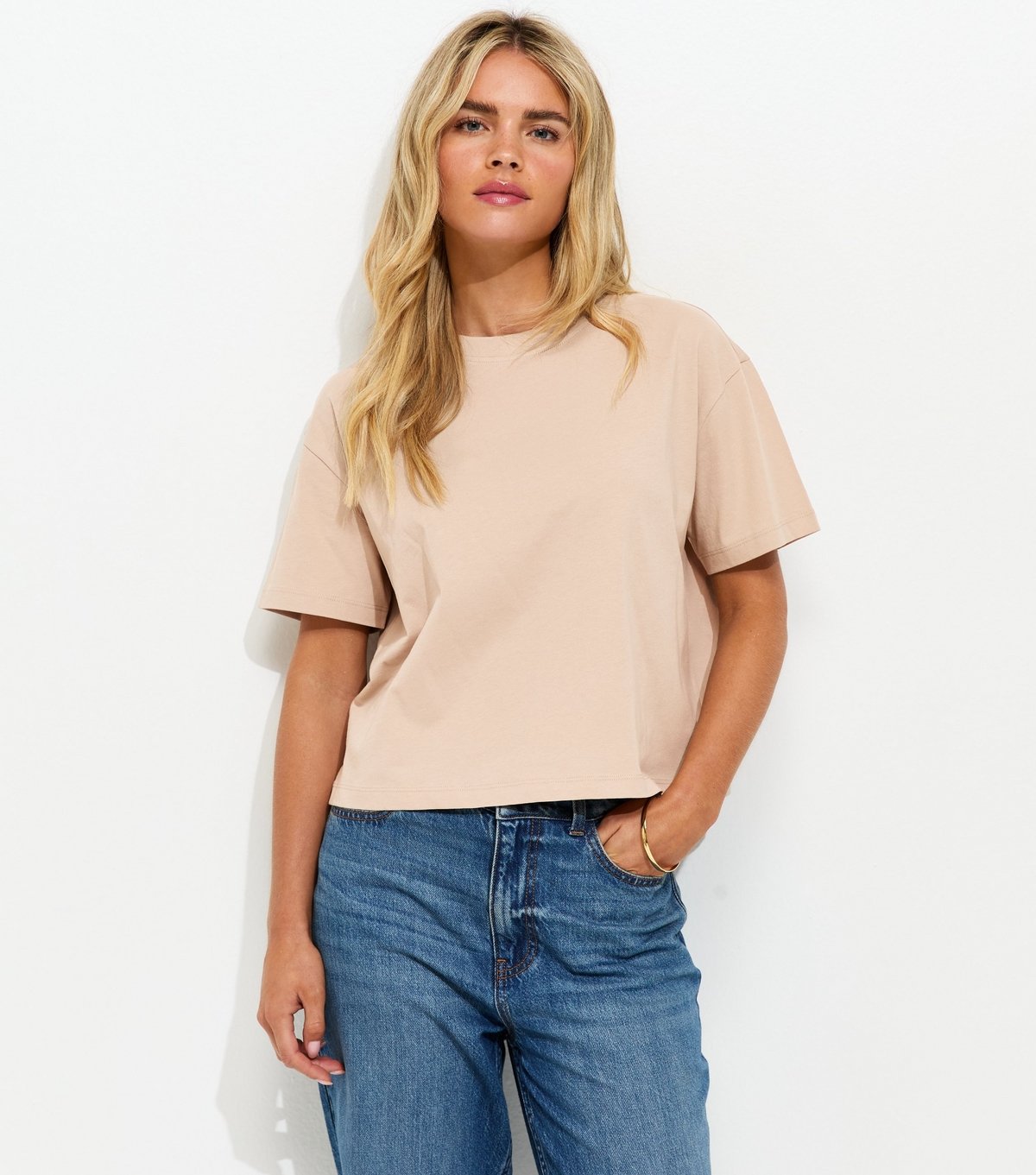 New Look Women's Petite Mink Boxy Fit T-Shirt New Look - 2