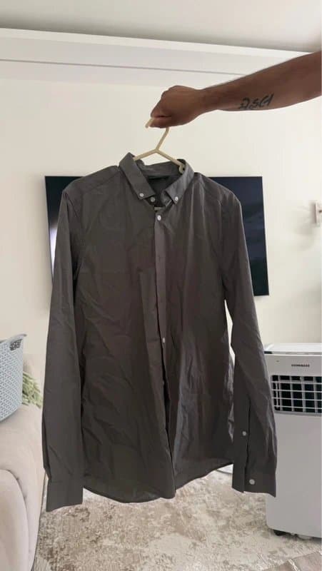 ASOS ASOS charcoal Grey Shirt