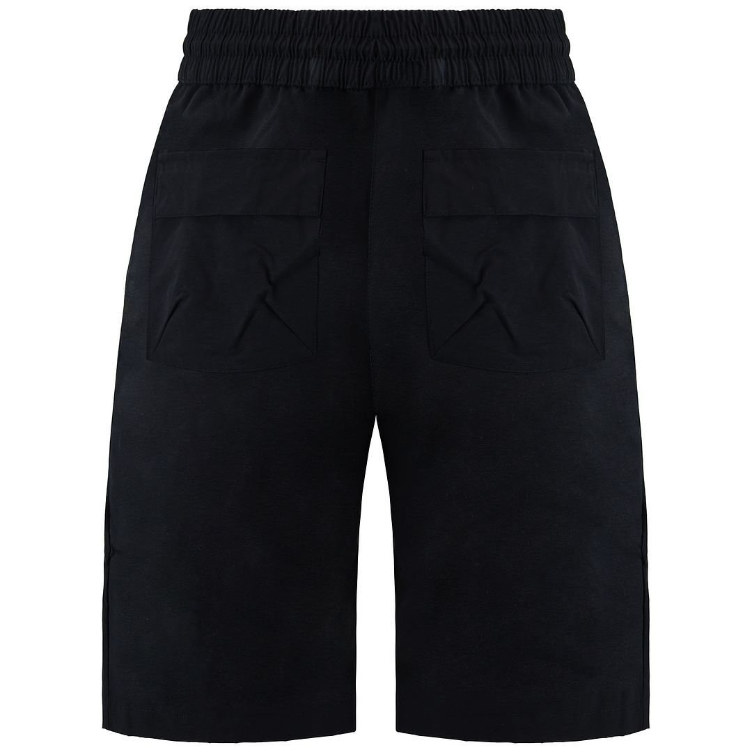Nicce Nicce Men's Stretch Waist Black Graphic Logo Element Cargo Shorts - 2