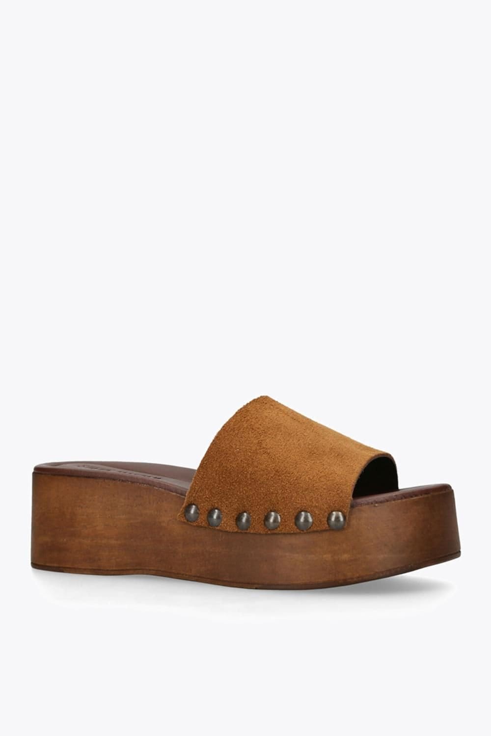 Steve Madden STEVE MADDEN Women's 'Conga Tan' Suede Sandals in Tan - 4