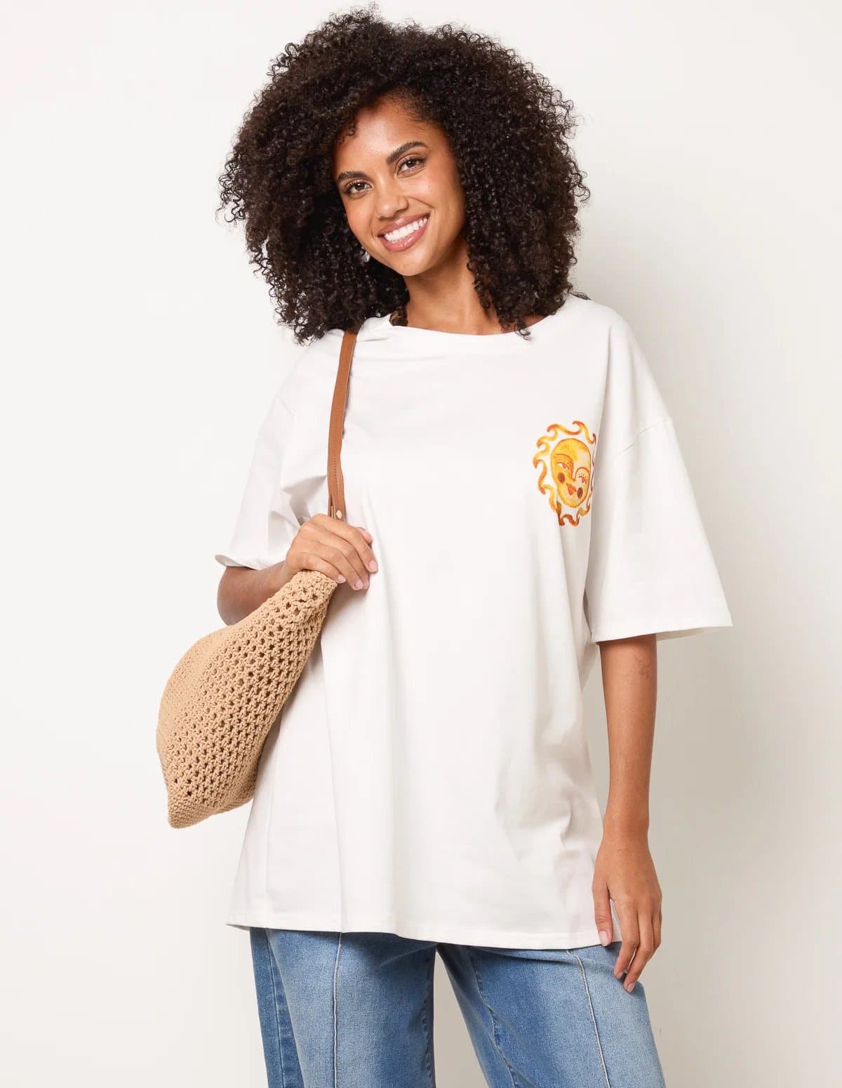 Blue Vanilla Short Sleeve Back Print T-Shirt