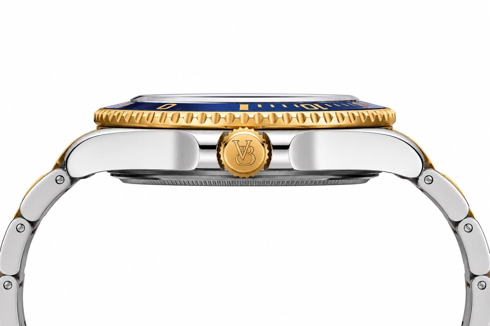 VON BREYER VON BREYER Men's Navigator Watch Blue Dial 42mm in Metallic Silver - 4