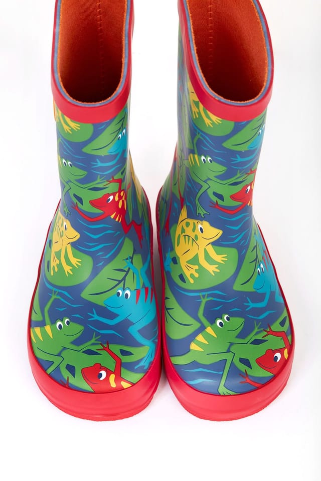 Frugi Frugi Men's Puddle Buster Wellington Boots in Navy - 3