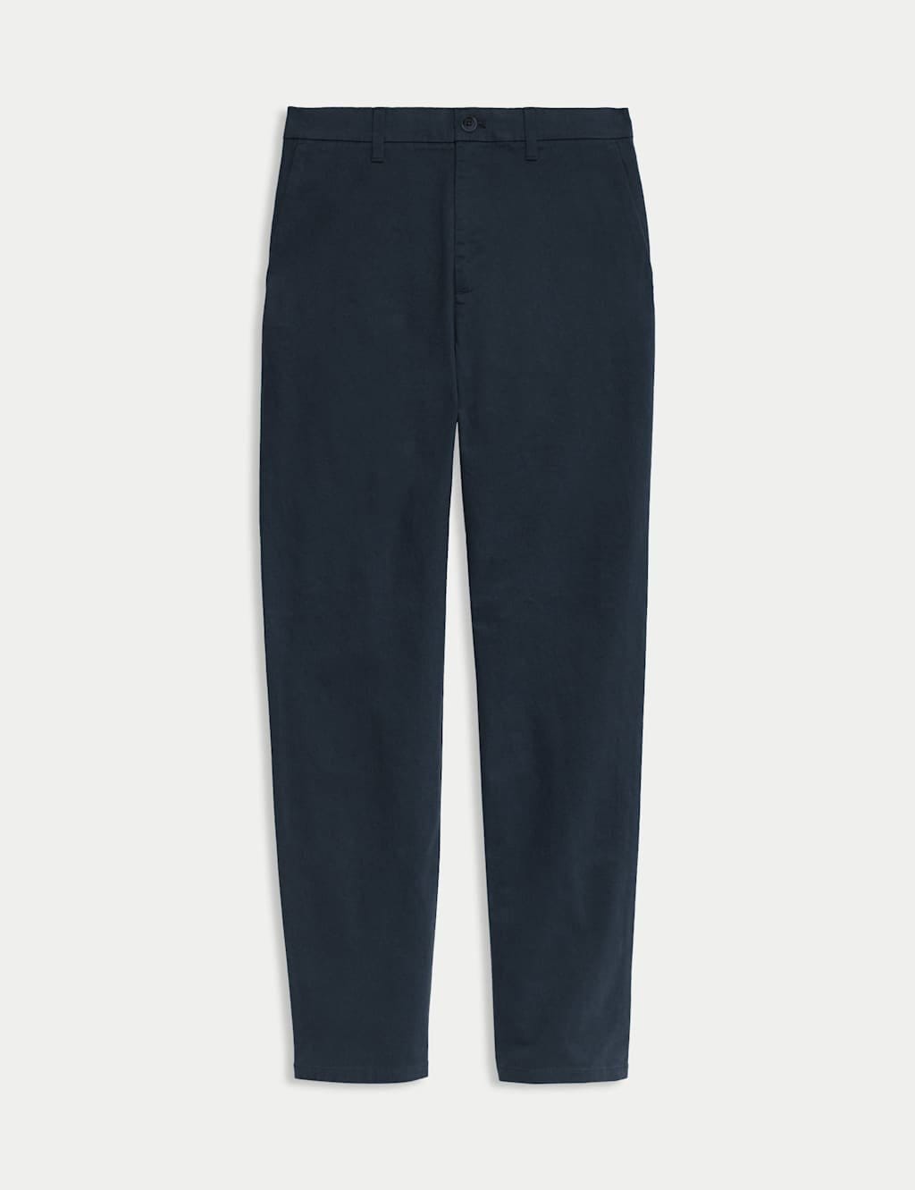 M&S Regular Fit Stretch Chinos Navy
