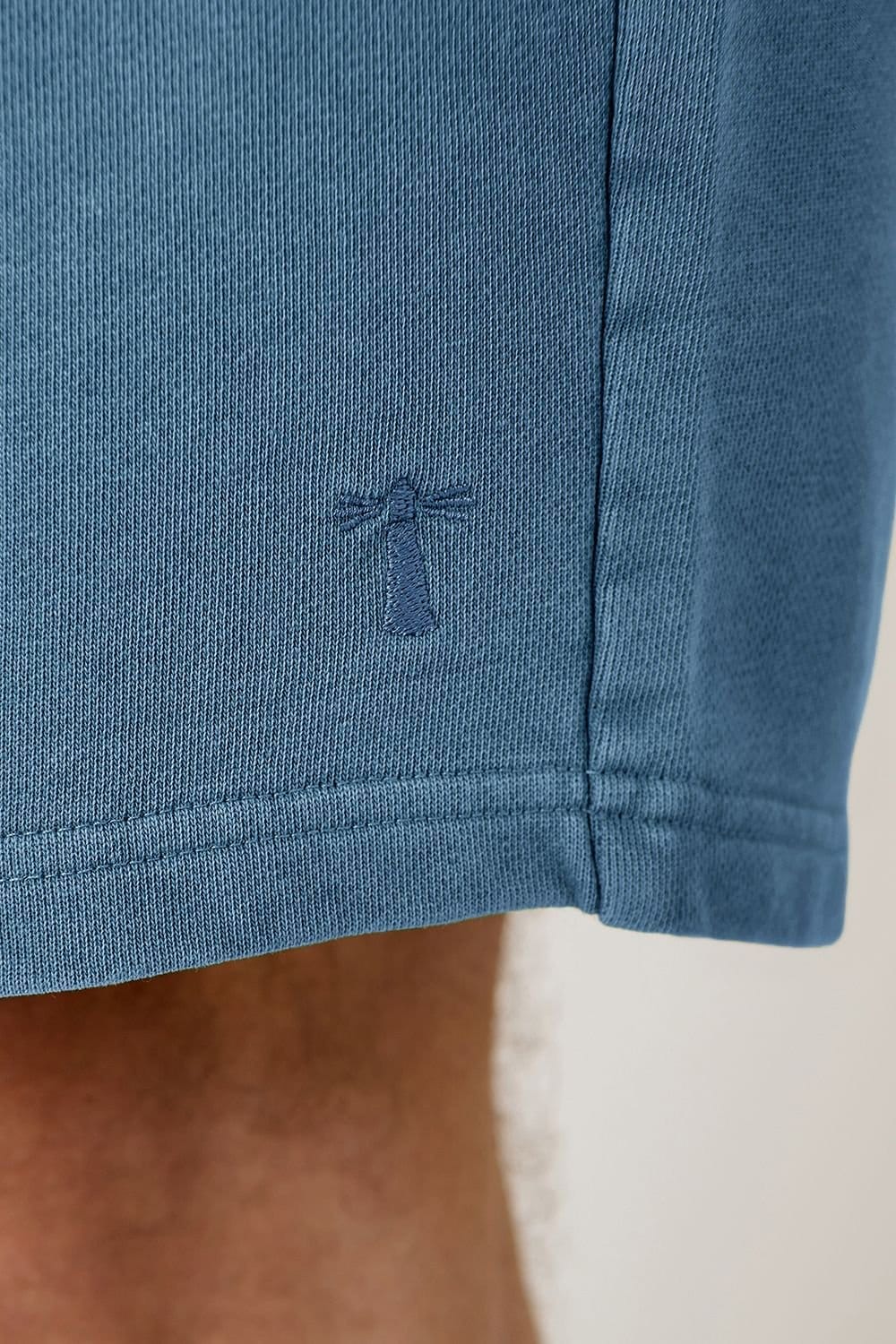 Saltwell Saltwell Men's Drawstring Cotton Sweat Shorts in Blue - 4