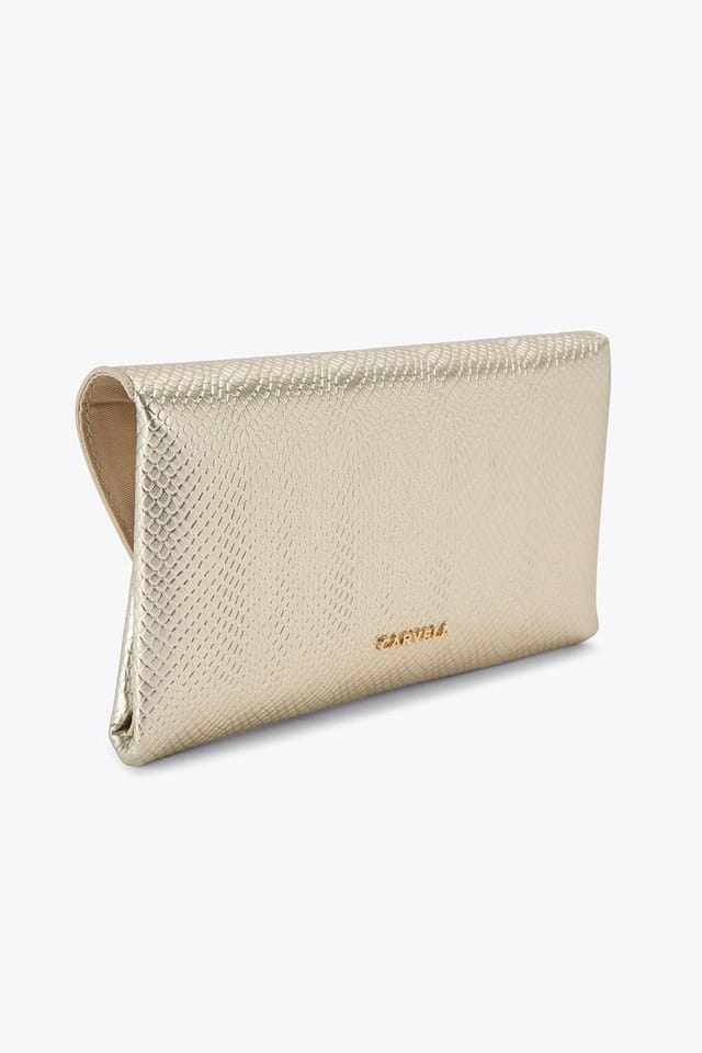 Carvela Carvela Women's 'Lusso Clutch' Bag in Gold - 3