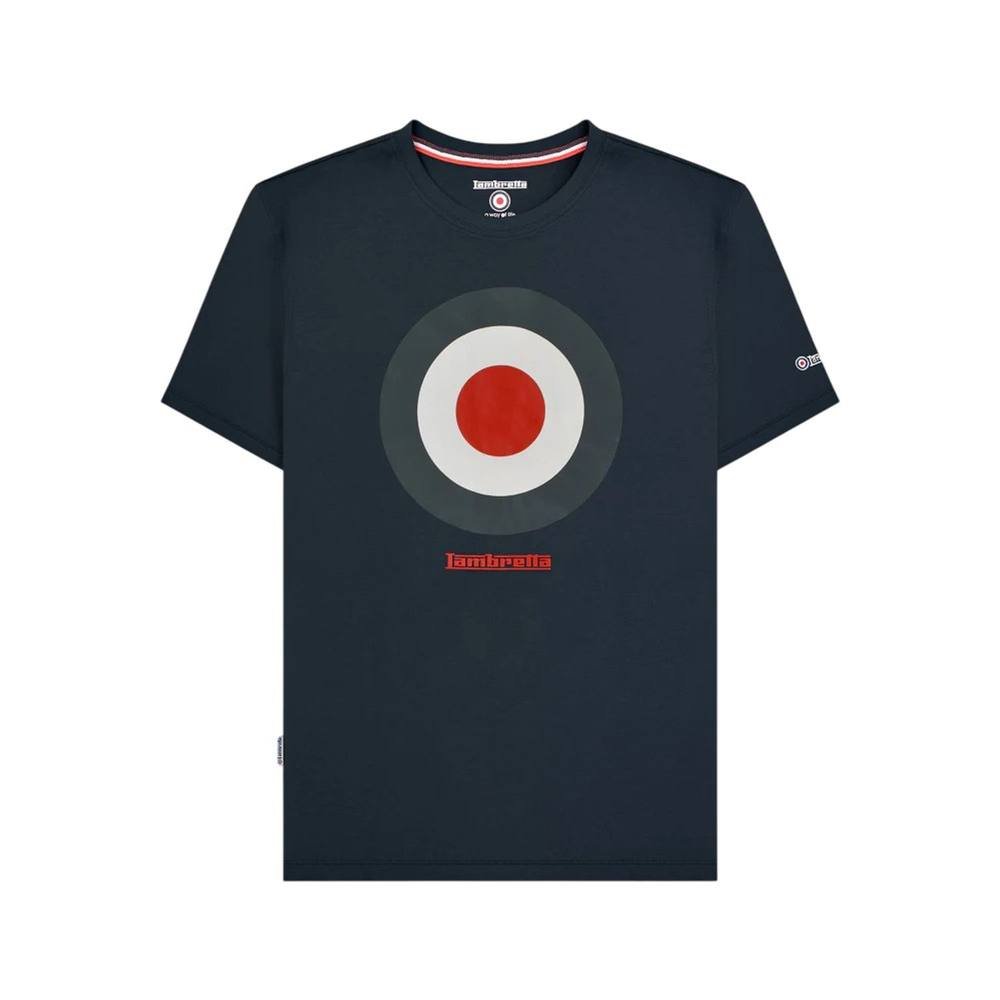 Lambretta Lambretta Men's Target Cotton T-Shirt in Navy - 2