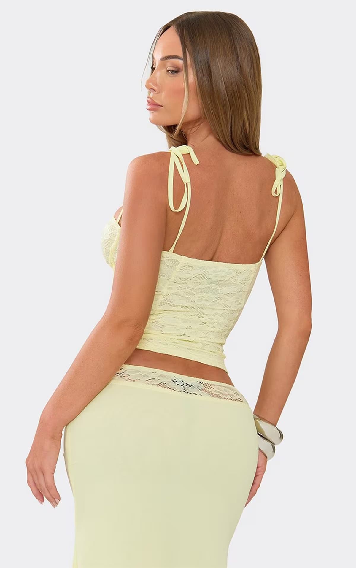 EGO EGO Lemon Lace Underwired Corset Top