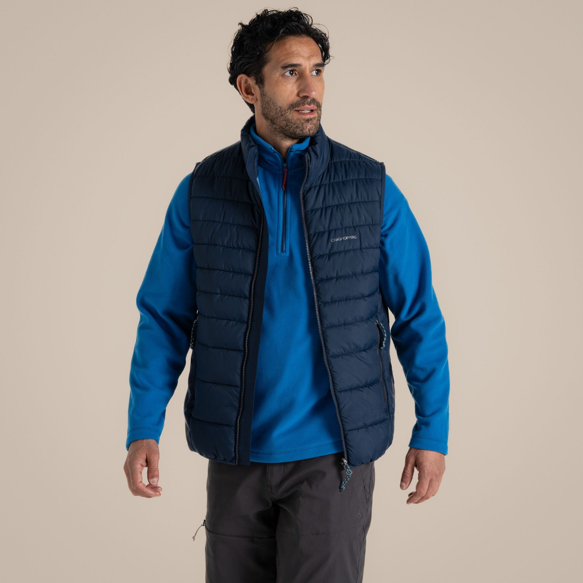 Craghoppers Craghoppers Men's Compresslite IX Water Repellent Vest in Mid Navy - 4