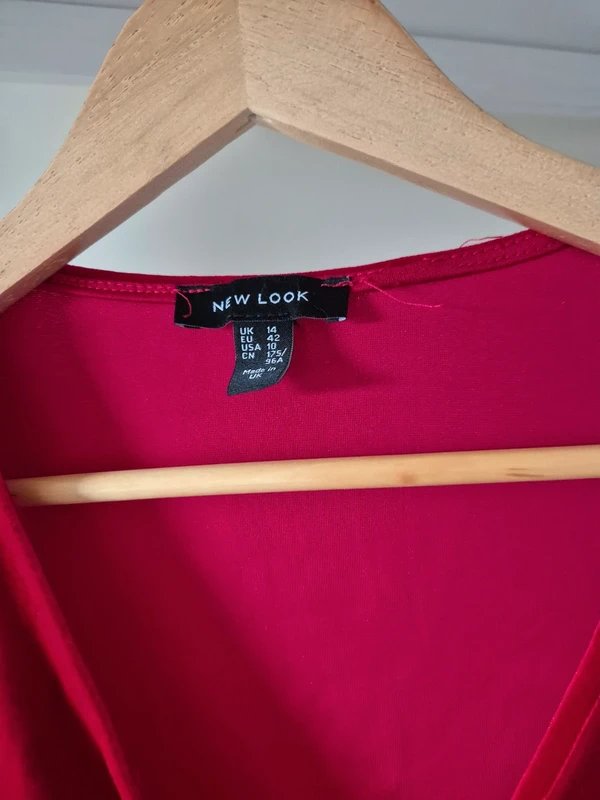 New Look Red velvet bodysuit. - 1