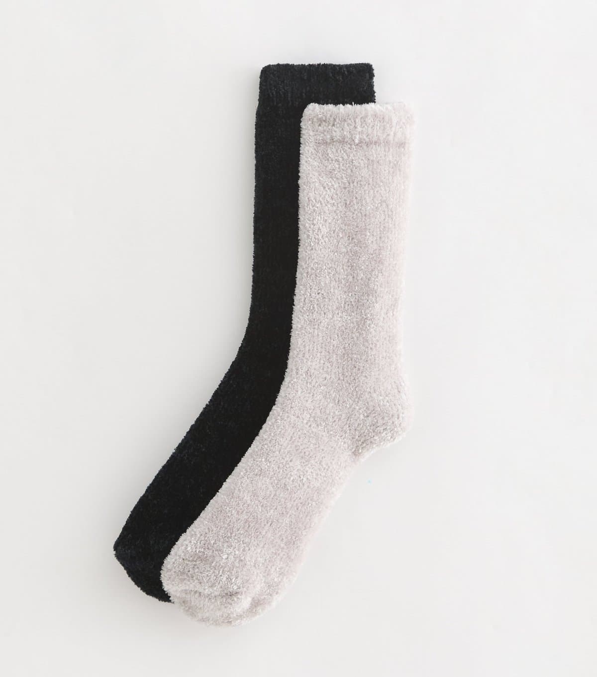 New Look Pack of 2 Black Chenille Cosy Knit Ankle Socks New Look
