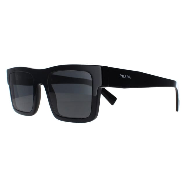 Prada Prada Men's Rectangle Black Dark Grey PR19WS - 2