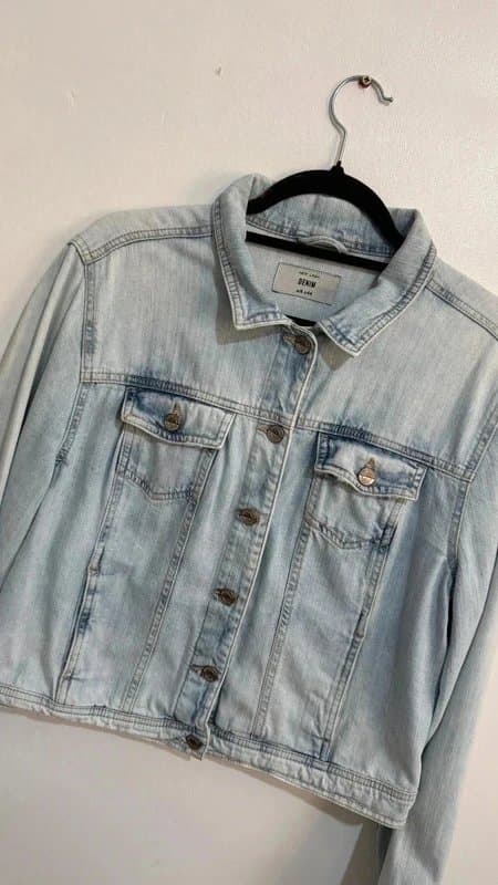 New Look New Look light denim jacket size 16