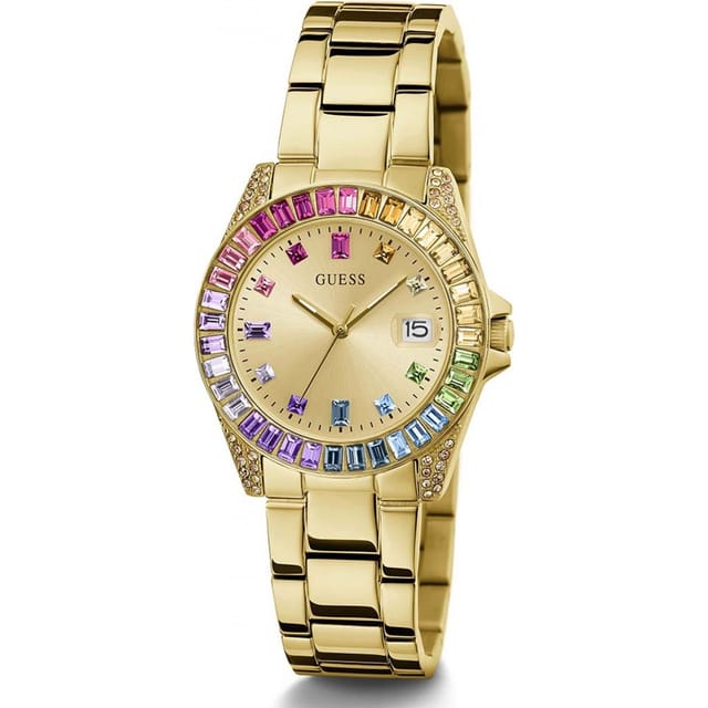 Guess Guess Women's GW0475L3 Opaline 34mm Quartz Watch in Gold - 2