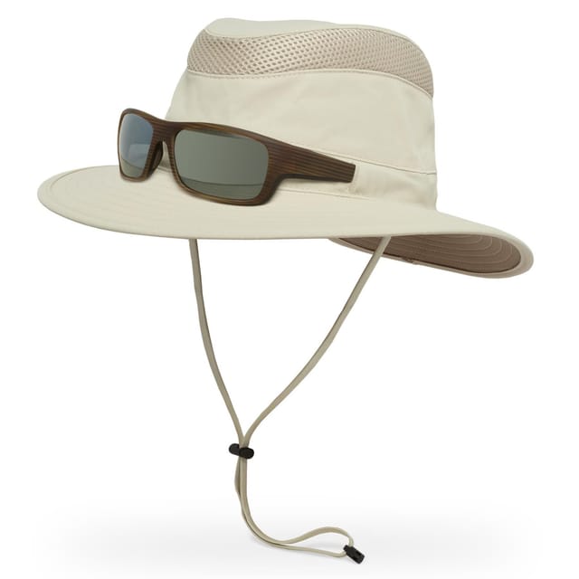 Sunday Afternoons Sunday Afternoons Men's 'Charter' Lightweight Ventilated Floating UPF 50+ Fedora in Cream - 3