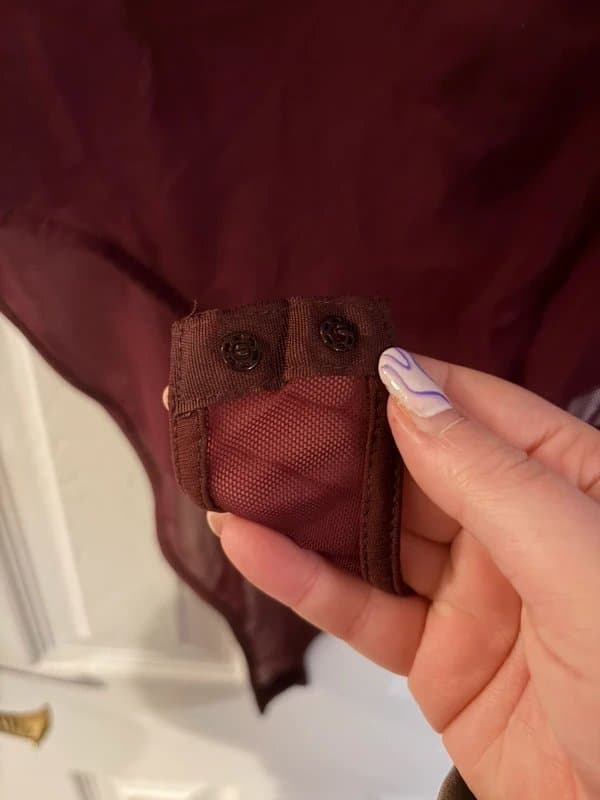 New Look New Look Burgundy Lace Bodysuit