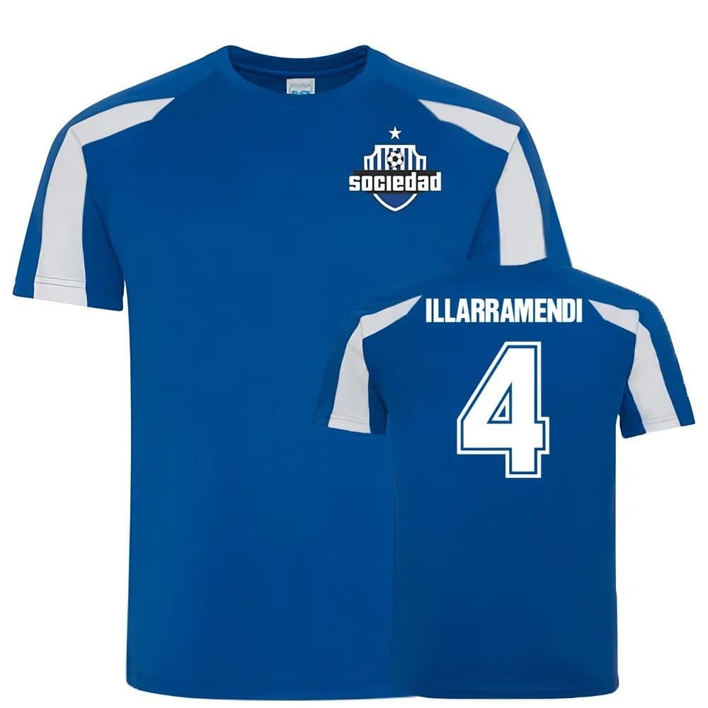 Real Sociedad Real Sociedad Blue Illarramendi Sports Training Jersey