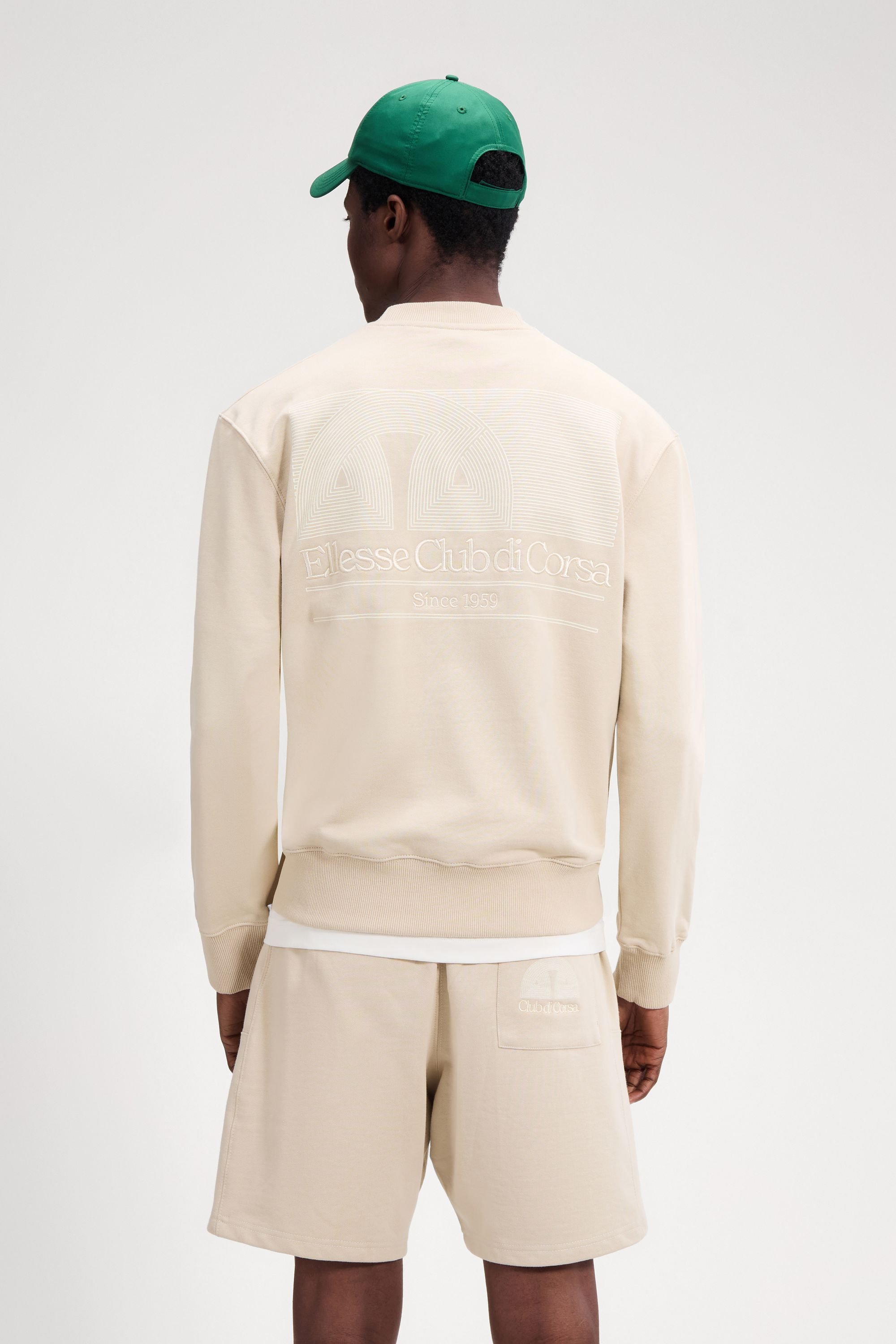 Ellesse Ellesse Men's Club Di Corsa Sweatshirt in Stone - 2