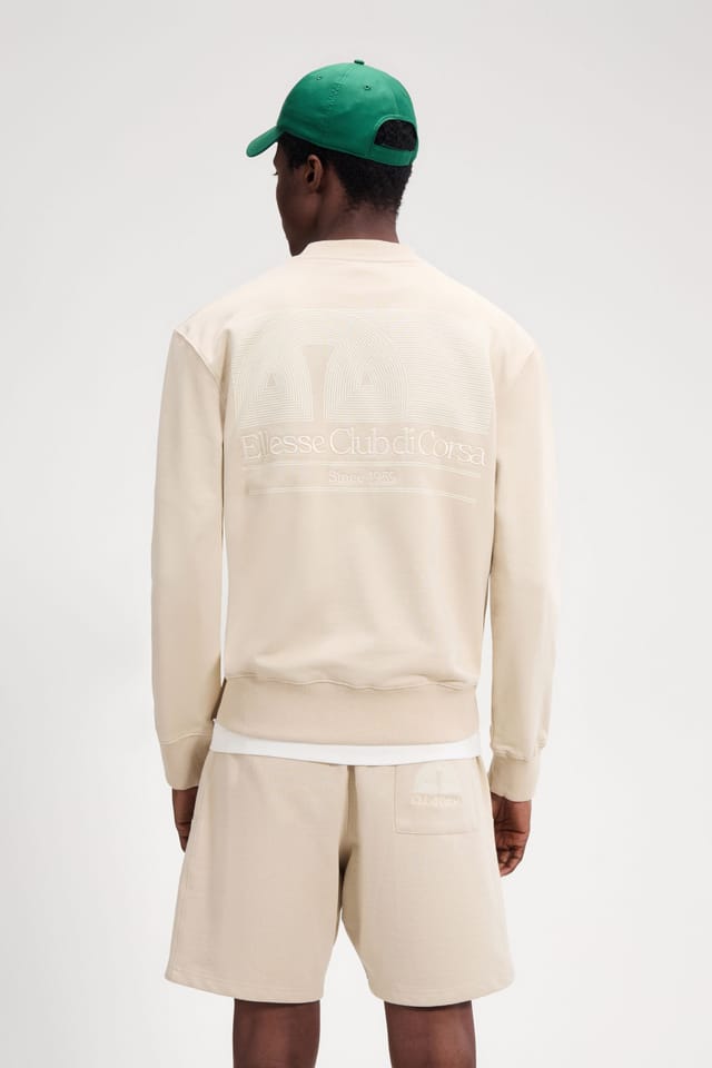 Ellesse Ellesse Men's Club Di Corsa Sweatshirt in Stone - 2