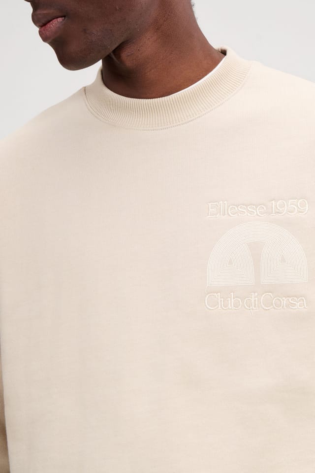 Ellesse Ellesse Men's Club Di Corsa Sweatshirt in Stone - 3